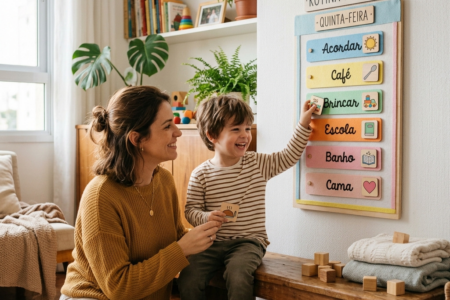 Rotina com filhos